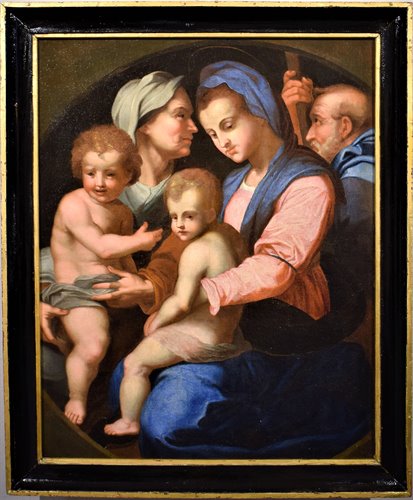 Sacra Famiglia, Elisabetta e Giovannino